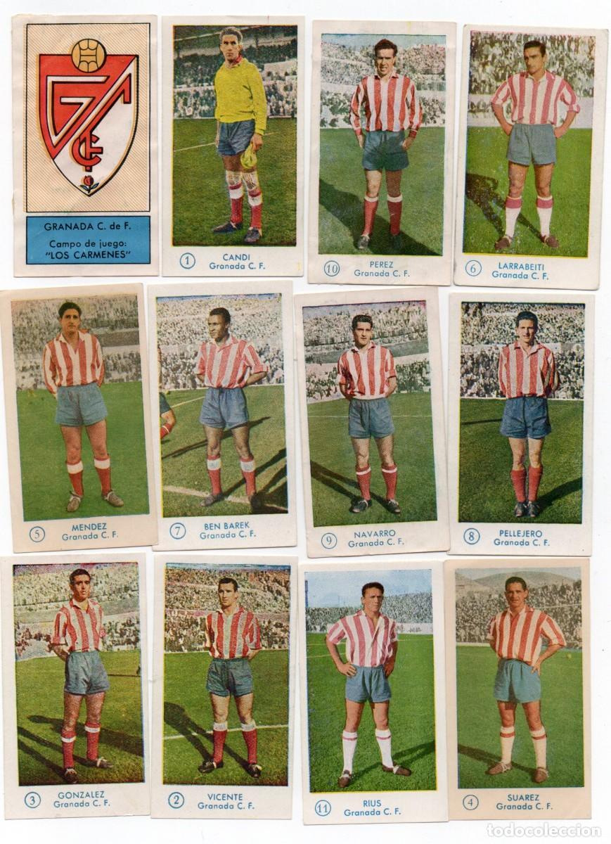Cromos de F&uacute;tbol: GRANADA,1957 DE GRAFICAS BACHENDE