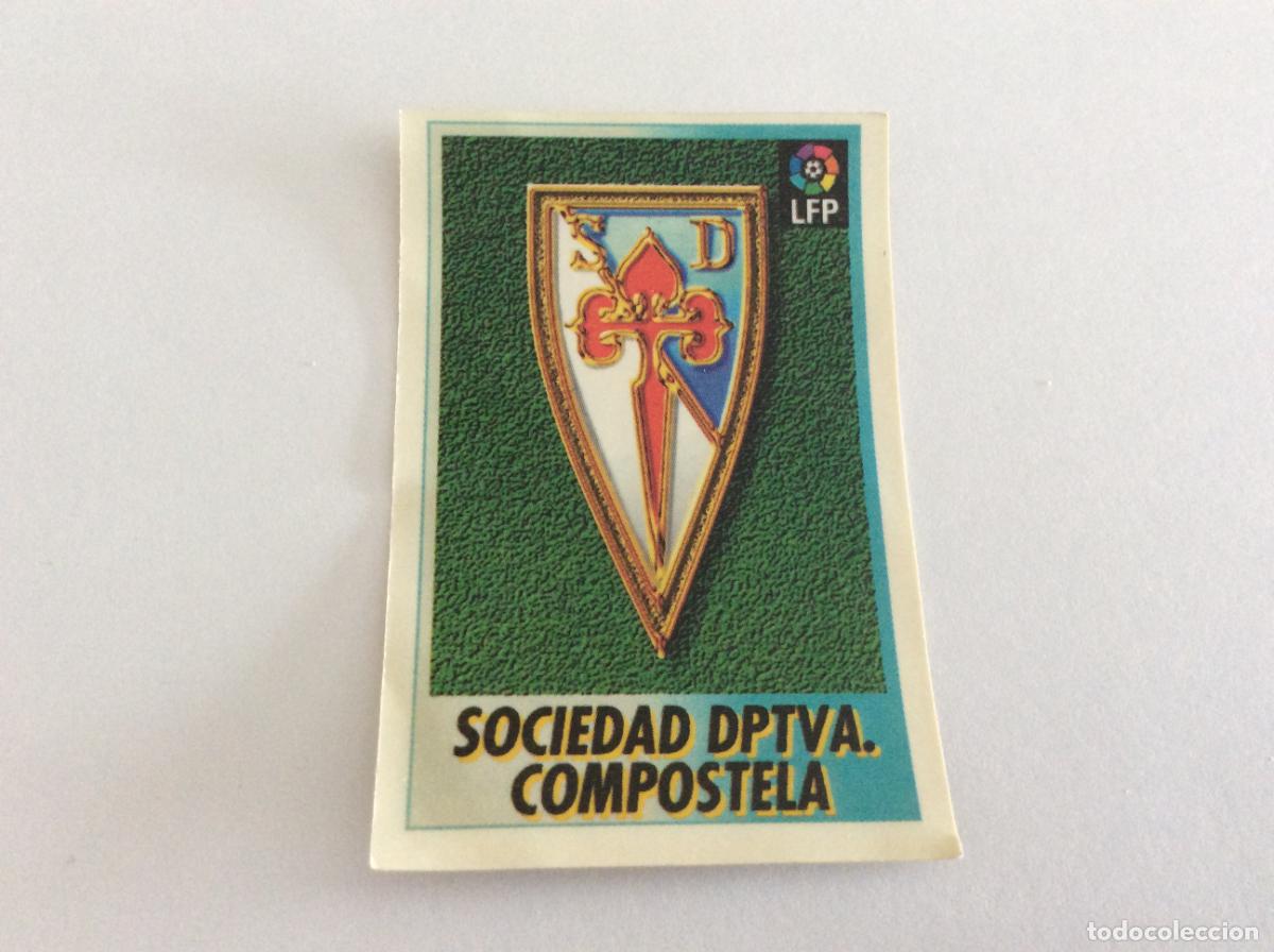 Figurine di Calcio: Escudo SD Compostela Bollycao F&uacute;tbol 96-97 1996 1997
