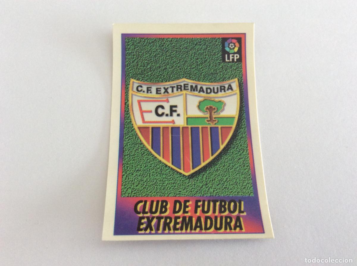 Cromos de F&uacute;tbol: Escudo Extremadura Bollycao F&uacute;tbol 96-97 1996 1997