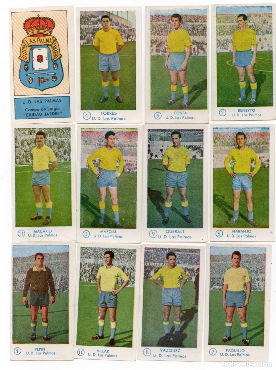 Cromos de F&uacute;tbol: LAS PALMAS 1957, DE GRAFICAS BACHENDE,