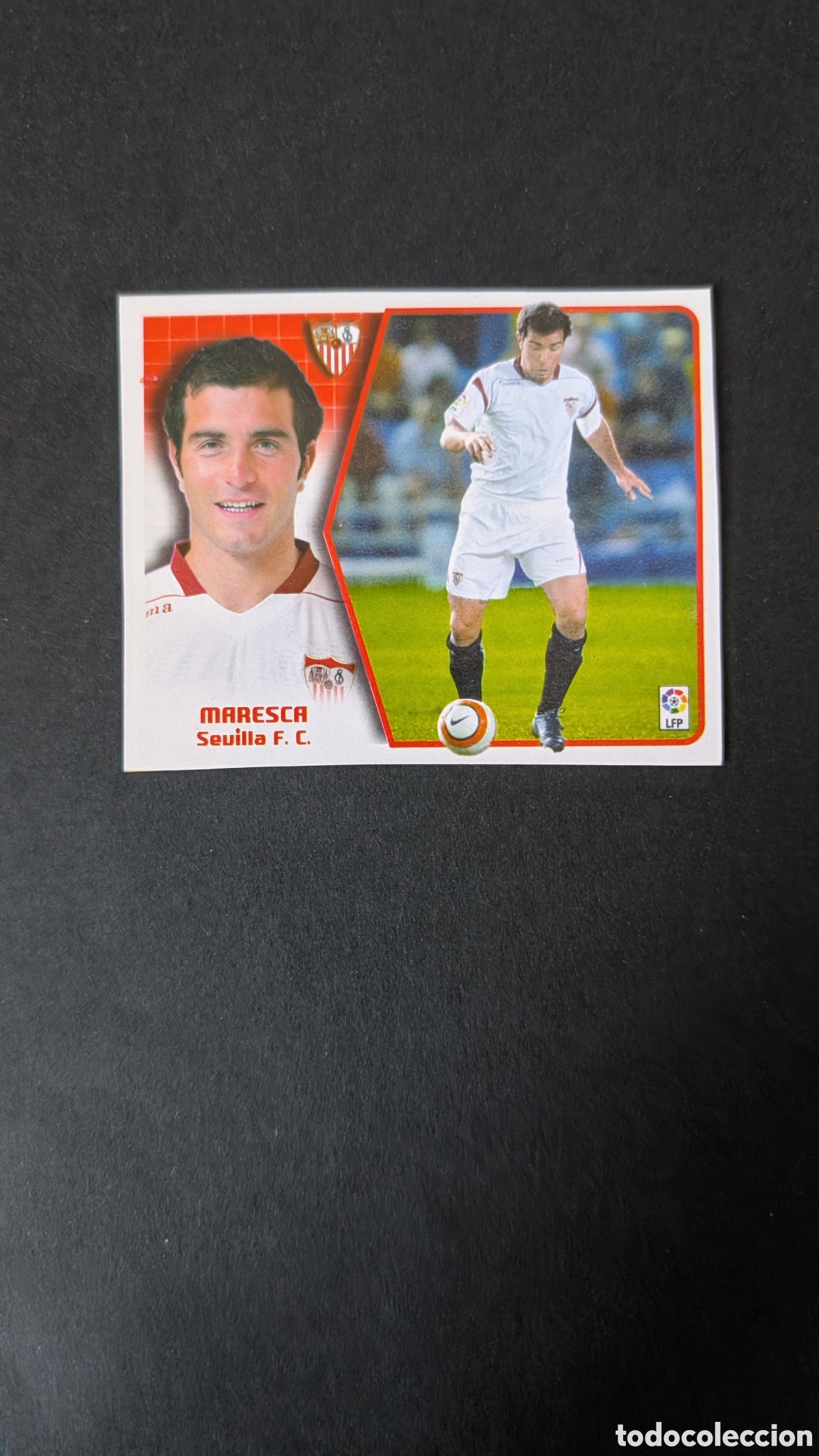 Fu&szlig;ball-Sticker: MARESCA SEVILLA FICHAJE 25 LIGA ESTE 2005/06 05 06 RECORTADO