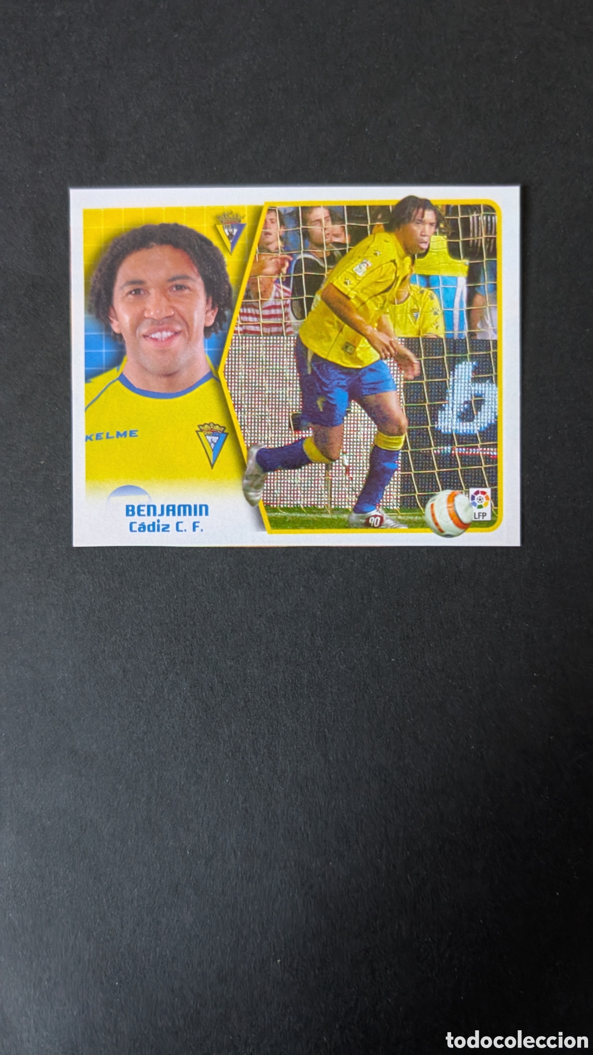 Cartes &agrave; collectionner de Football: BENJAMIN CADIZ FICHAJE 41 LIGA ESTE 2005/06 05 06 RECORTADO