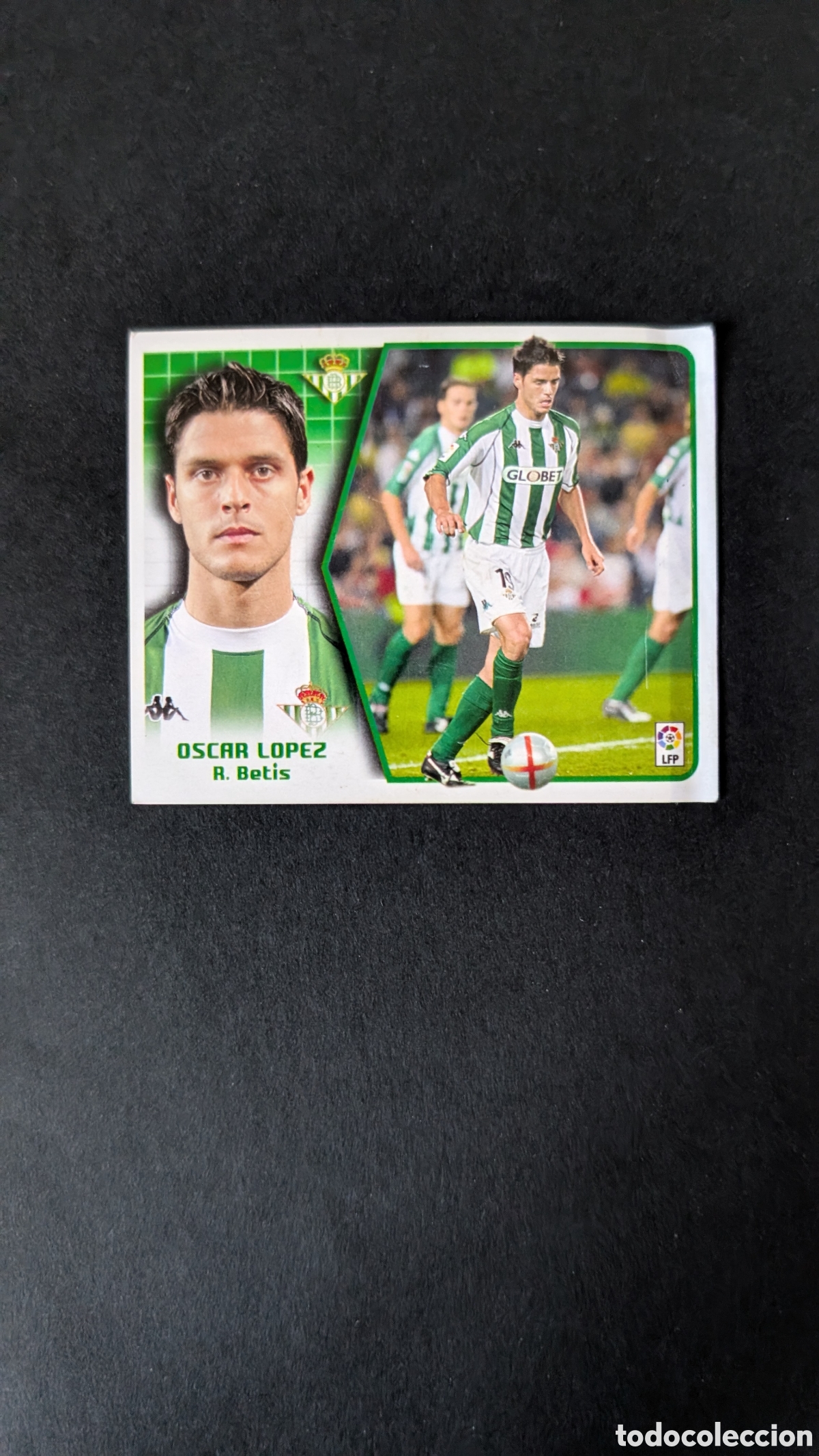 Cartes &agrave; collectionner de Football: OSCAR LOPEZ BETIS COLOCA LIGA ESTE 2005/06 05 06 VENTANILLA