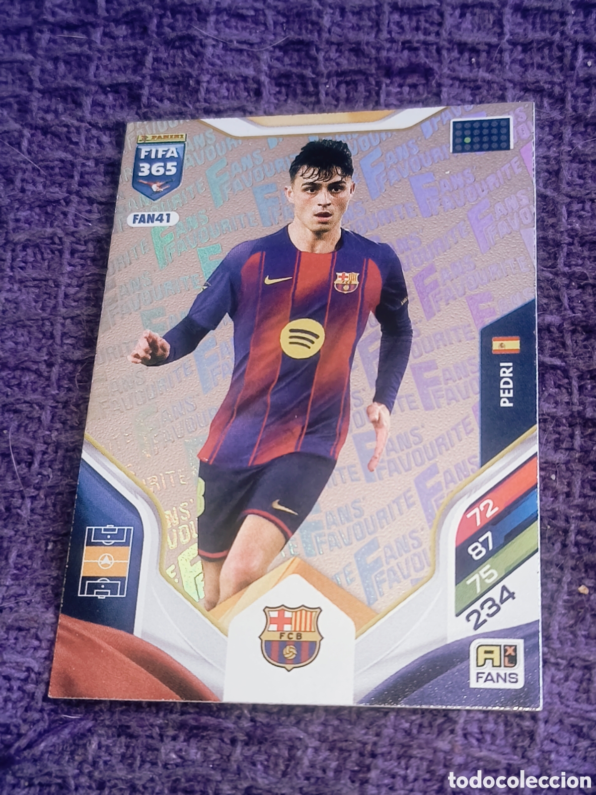 Figurine di Calcio: Carta original &rdquo;Premium Oro / Edici&oacute;n Limitada&rdquo; de Pedri (FC Barcelona) Fifa365 2026
