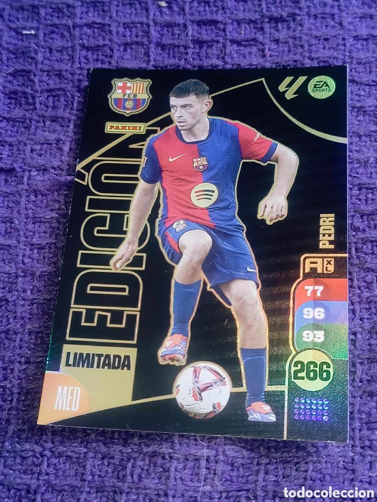 Cromos de f&uacute;tbol: Pedri - Edici&oacute;n Limitada - Adrenalyn XL LaLiga EA Sports 2024-25- Panini