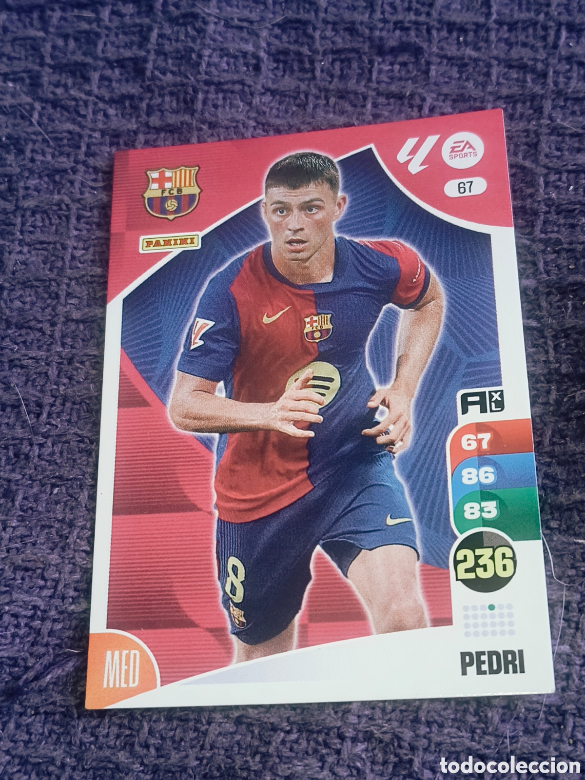 Cromos de Futebol: Pedri - Carta Base Centrocampista (N&ordm; 67) - Adrenalyn XL LaLiga EA Sports 2024-25 - Panini