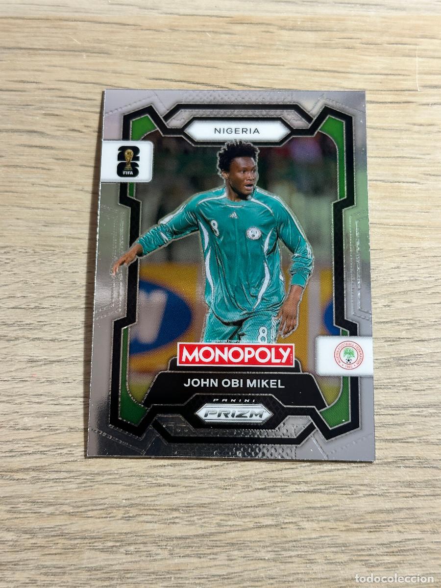 Cromos de f&uacute;tbol: JOHN OBI MIKEL 81 NIGERIA WORLD CUP 2026 PANINI PRIZM MONOPOLY
