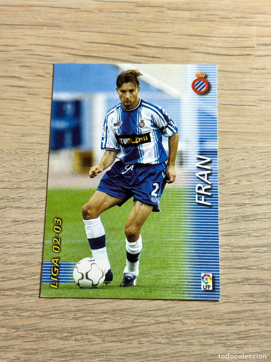 Cromos de F&uacute;tbol: FRAN n&ordm; 130 ESPANYOL MEGAFICHAS 2002 2003 MEGACRACKS PANINI 02 03