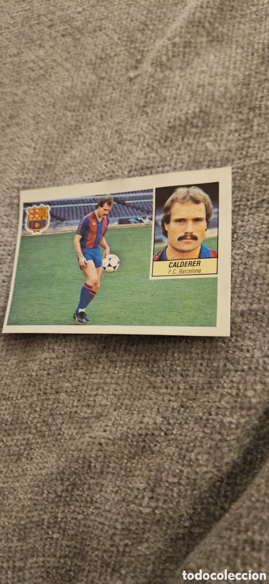 Football Stickers: Calderer fichaje 27 Barcelona este 1984 1985 84 85