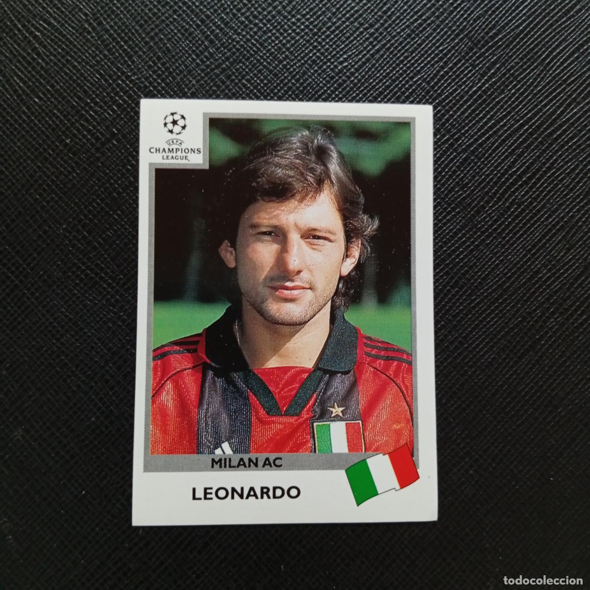 Football Stickers: 301 LEONARDO MILAN PANINI CHAMPIONS LEAGUE 1999 2000 99 00 - SIN PEGAR - A94 PG55