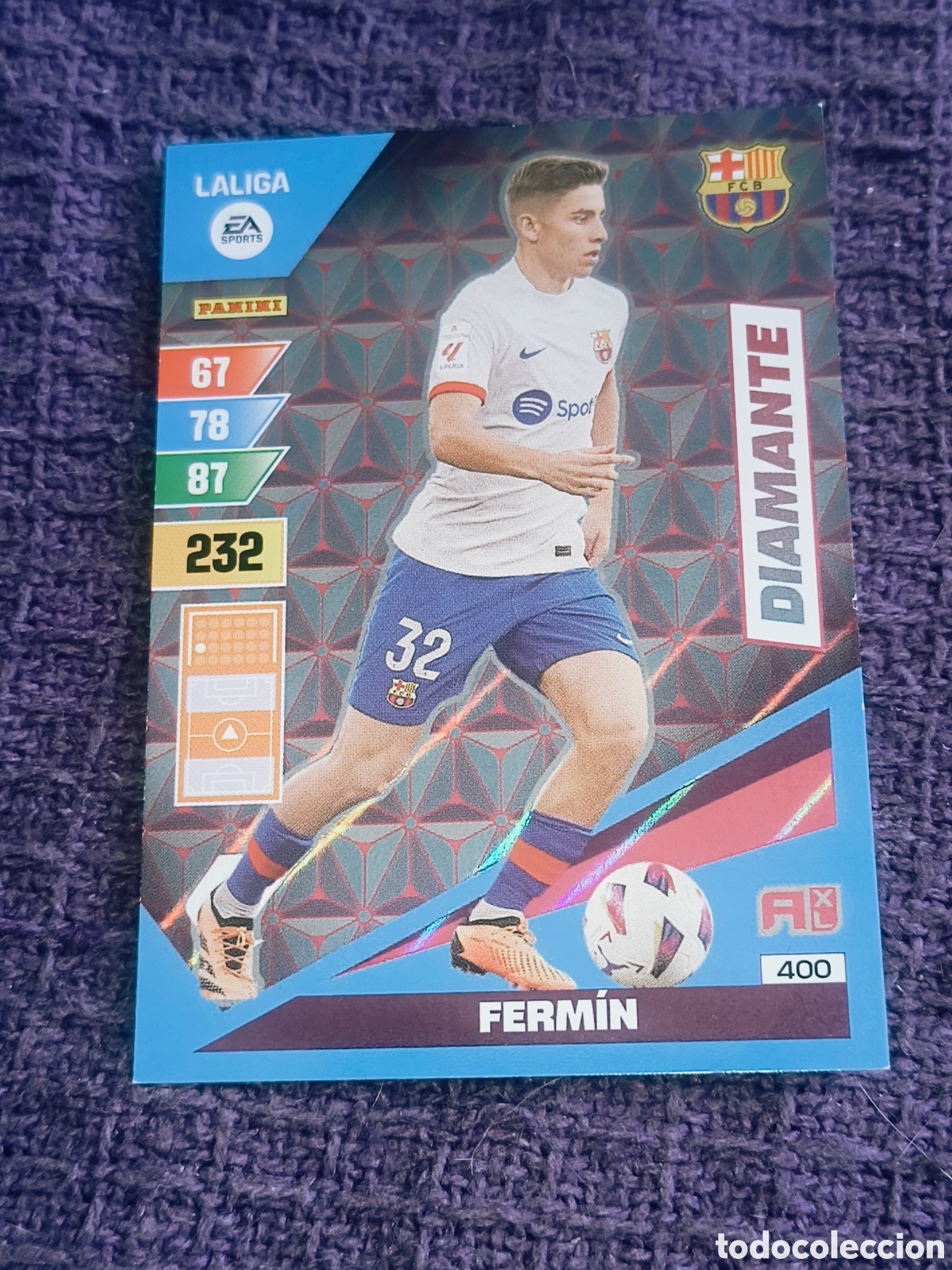 Football Stickers: Ferm&iacute;n L&oacute;pez - Diamante (N&ordm; 400) - Adrenalyn XL LaLiga EA Sports 2023-24 - Panini