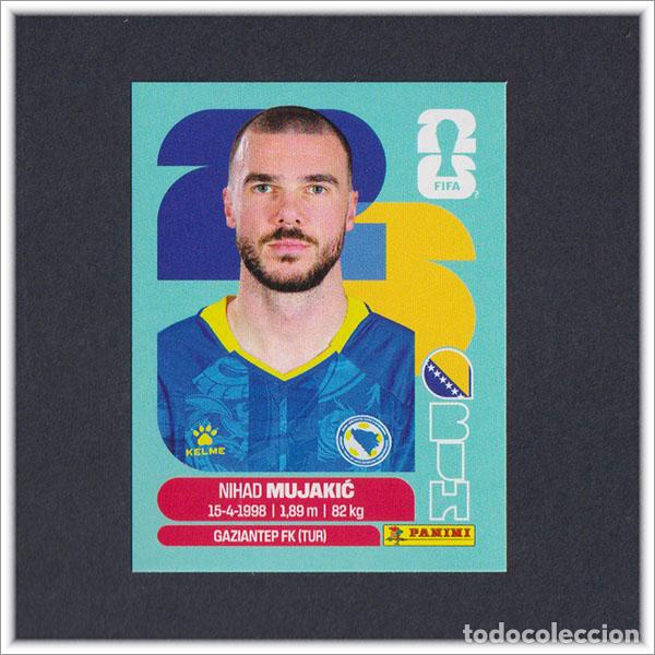 Fu&szlig;ball-Sticker: FIFA WORLD CUP 2026 26 MUNDIAL PANINI MUJAKIC BIH 6 BOSNIA HERZEGOVINA COLECCI&Oacute;N ALBUM STICKER