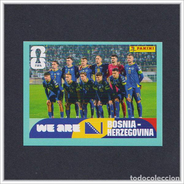 Fu&szlig;ball-Sticker: FIFA WORLD CUP 2026 26 MUNDIAL PANINI EQUIPO ALINEACI&Oacute;N BIH 13 BOSNIA HERZEGOVINA COLECCI&Oacute;N STICKER
