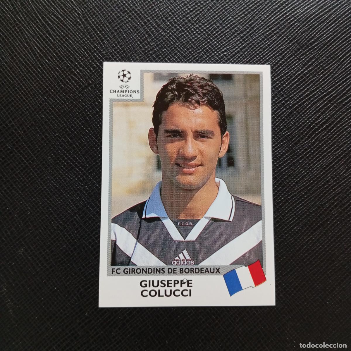 Fu&szlig;ball-Sticker: 268 GIUSEPPE COLUCCI BOURDEAUX PANINI CHAMPIONS LEAGUE 1999 2000 99 00 - SIN PEGAR - A94 PG82