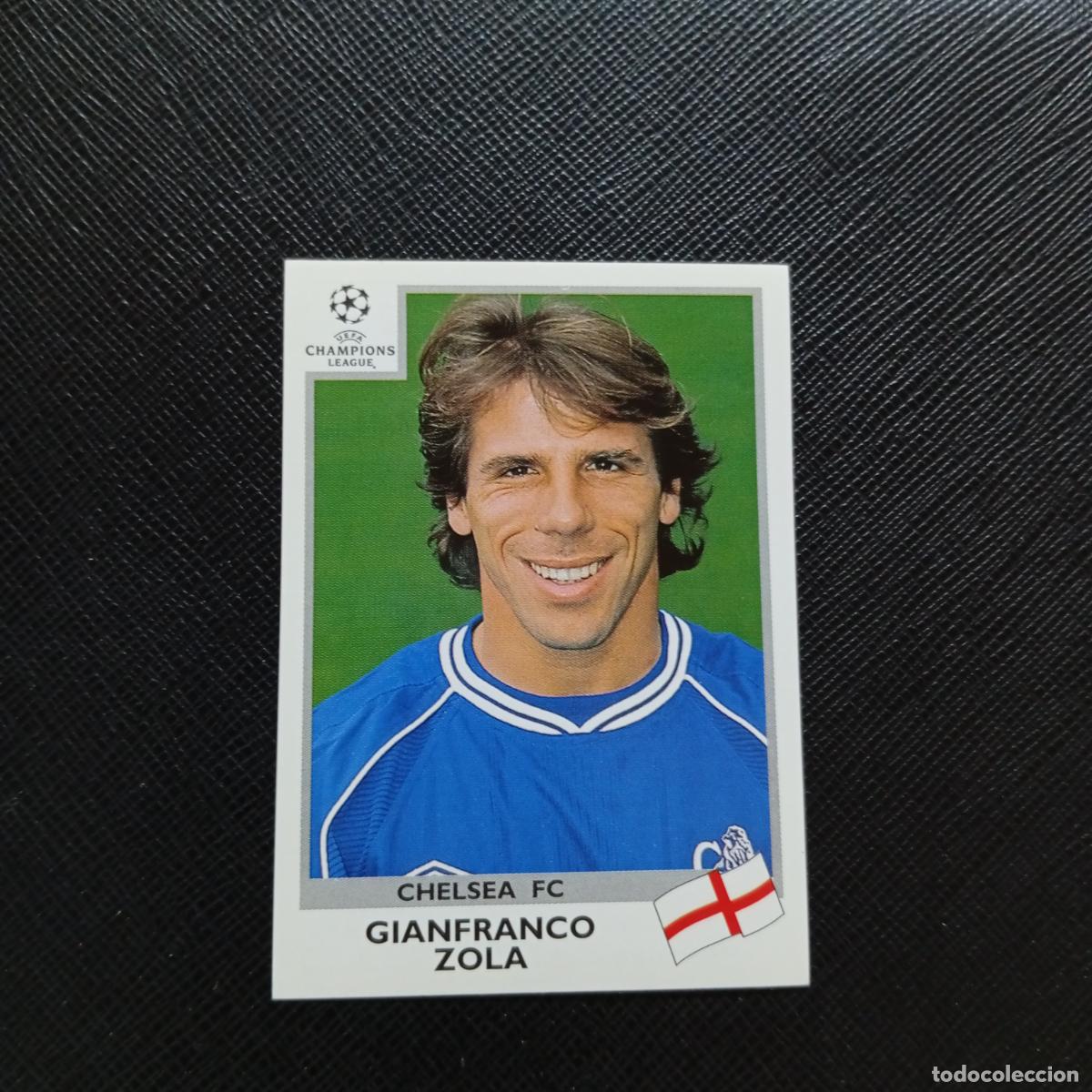 Figurine di Calcio: 288 GIANFRANCO ZOLA CHELSEA PANINI CHAMPIONS LEAGUE 1999 2000 99 00 - SIN PEGAR - A94 PG91