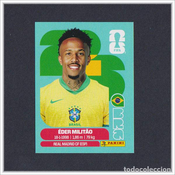 Figurine di Calcio: FIFA WORLD CUP 2026 26 MUNDIAL PANINI MILITAO BRA 5 BRASIL COLECCI&Oacute;N LIGA ALBUM STICKER