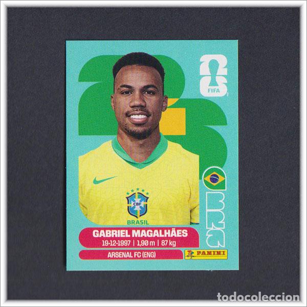 Figurine di Calcio: FIFA WORLD CUP 2026 26 MUNDIAL PANINI GABRIEL MAGALHAES BRA 6 BRASIL COLECCI&Oacute;N LIGA ALBUM STICKER