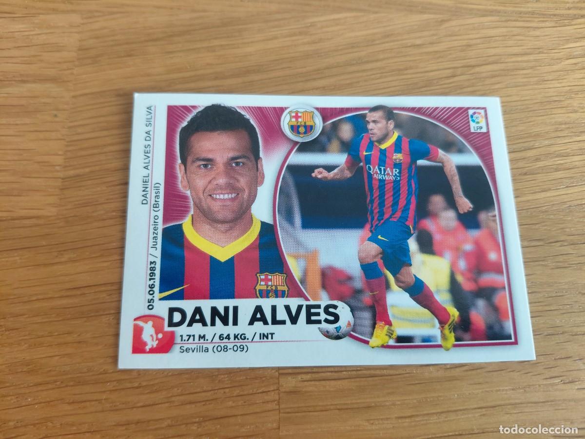 Cromos de Futebol: Dani Alves -- n&ordm; 3 -- Barcelona -- 14/15 -- Este -- Nunca pegado