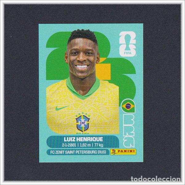Cromos de Futebol: FIFA WORLD CUP 2026 26 MUNDIAL PANINI LUIZ HENRIQUE BRA 12 BRASIL COLECCI&Oacute;N LIGA ALBUM STICKER