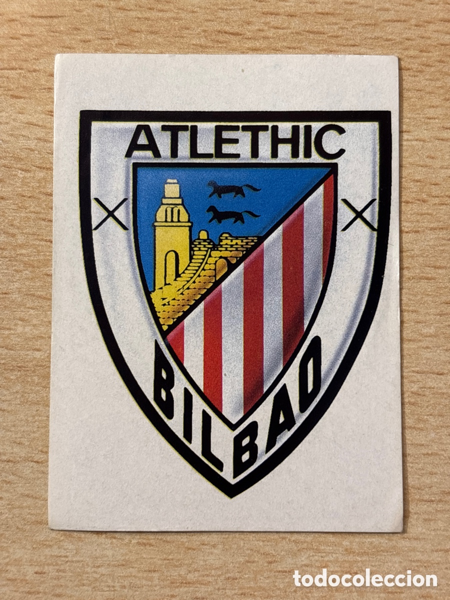Cromos de Futebol: Escudo Athletic club de Bilbao Ed. Este 87 88 sin pegar Nico
