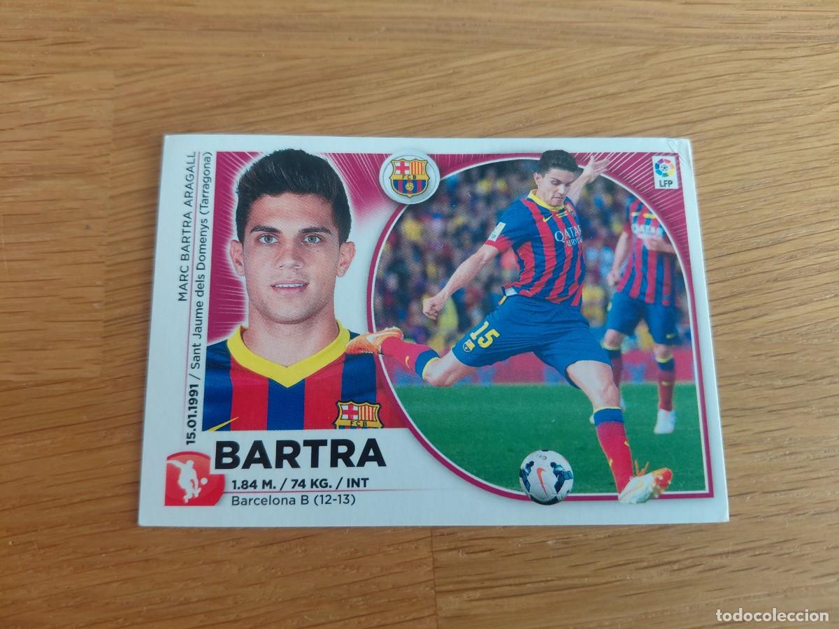 Football Stickers: Bartra -- n&ordm; 4 -- Barcelona -- 14/15 -- Este -- Nunca pegado