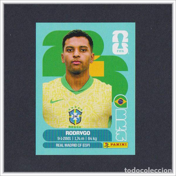 Cromos de Futebol: FIFA WORLD CUP 2026 26 MUNDIAL PANINI RODRYGO BRA 15 BRASIL COLECCI&Oacute;N LIGA ALBUM STICKER