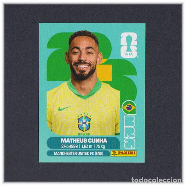 Cromos de Futebol: FIFA WORLD CUP 2026 26 MUNDIAL PANINI MATHEUS CUNHA BRA 17 BRASIL COLECCI&Oacute;N LIGA ALBUM STICKER