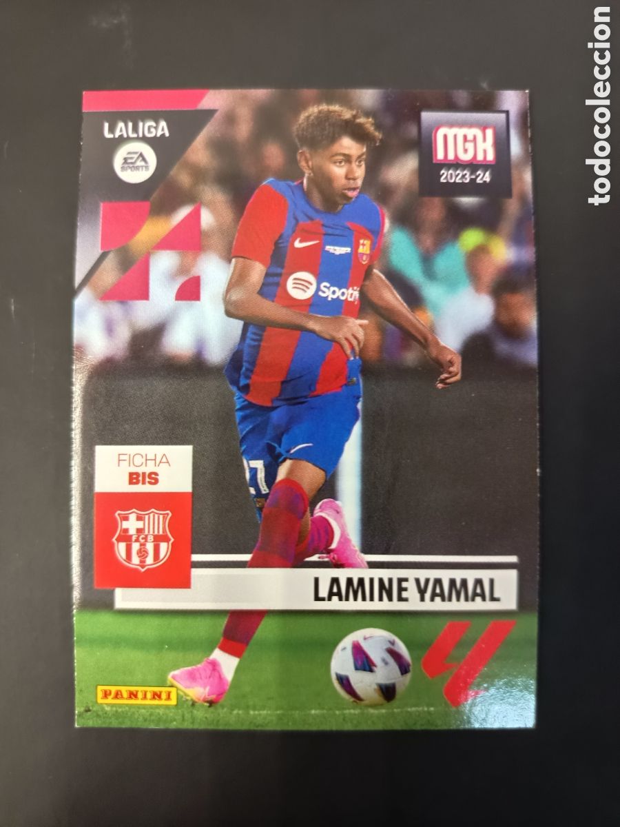 Cromos de F&uacute;tbol: LAMINE YAMAL 108 BIS MEGACRACKS 2023 2024 ROOKIE