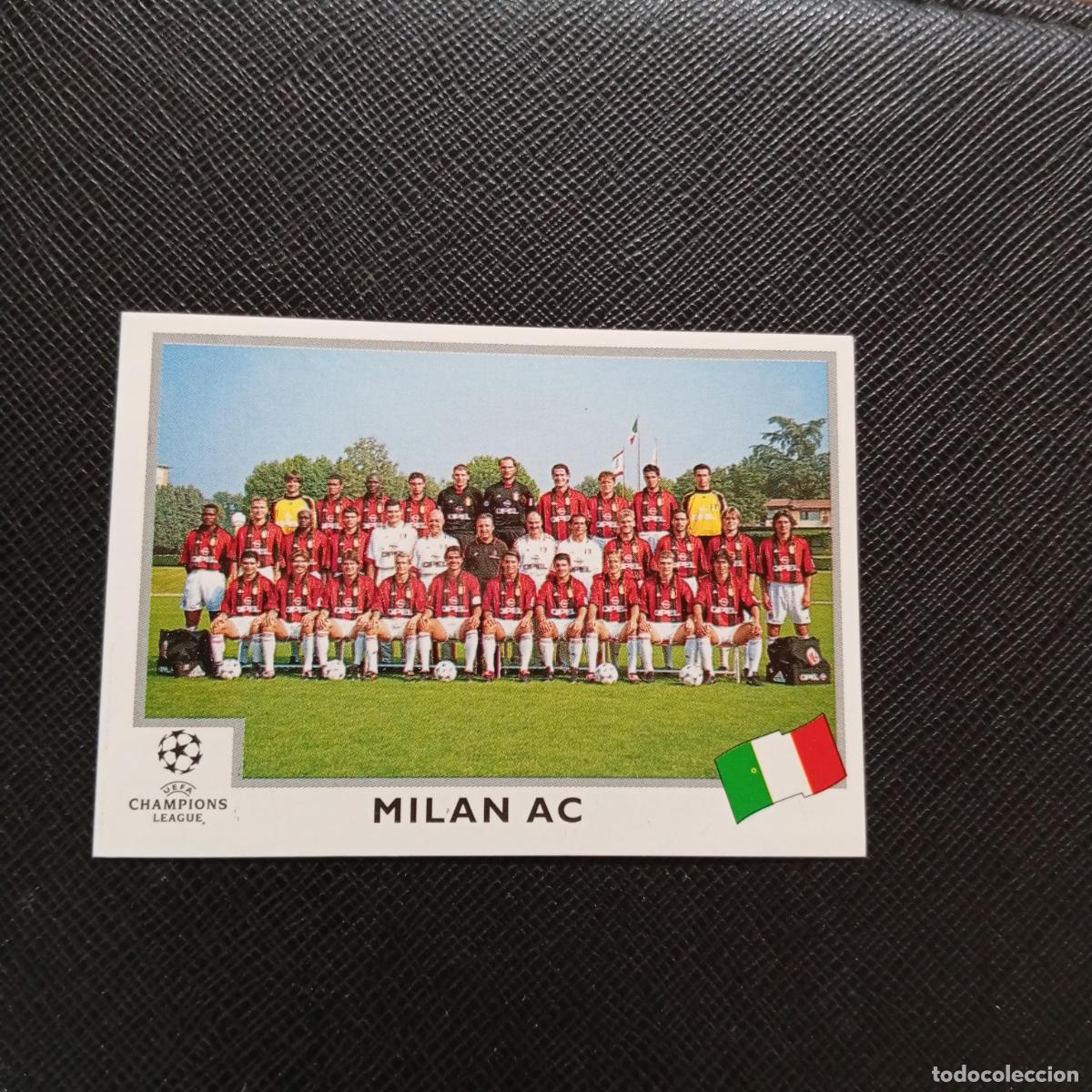 Cromos de Futebol: 290 PLANTILLA MILAN PAUNINI CHAMPIONS LEAGUE 1999 2000 CROMO 99 00 - SIN PEGAR - A94 PG100