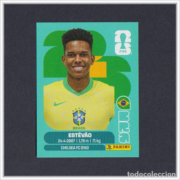Cromos de Futebol: FIFA WORLD CUP 2026 26 MUNDIAL PANINI ESTEVAO BRA 20 BRASIL COLECCI&Oacute;N LIGA ALBUM STICKER