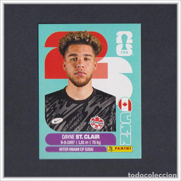 Cromos de Futebol: FIFA WORLD CUP 2026 26 MUNDIAL PANINI ST. CLAIR CAN 2 CANADA COLECCI&Oacute;N LIGA ALBUM STICKER