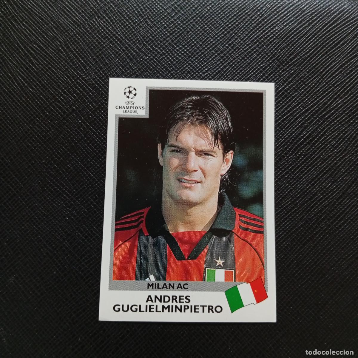Cromos de Futebol: 300 ANDRES GUGLIELMINPIETRO MILAN PAUNINI CHAMPIONS LEAGUE 1999 2000 99 00 - SIN PEGAR - A94 PG100