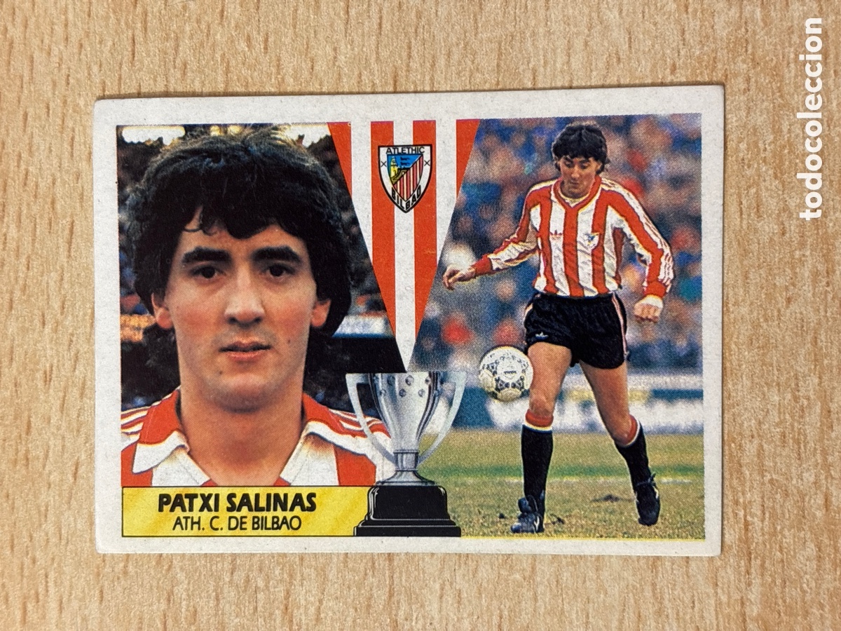 Cromos de Futebol: Patxi Salinas Athletic Club de Bilbao Ed. Este 87 88 sin pegar