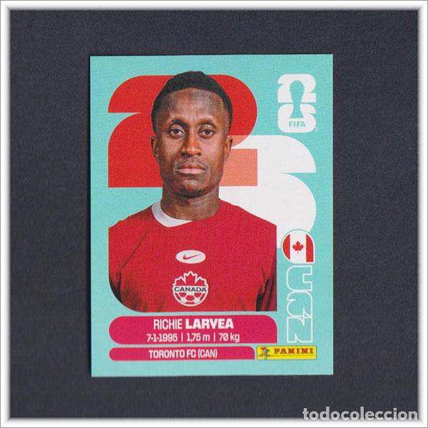 Cromos de Futebol: FIFA WORLD CUP 2026 26 MUNDIAL PANINI LARVEA CAN 6 CANADA COLECCI&Oacute;N LIGA ALBUM STICKER