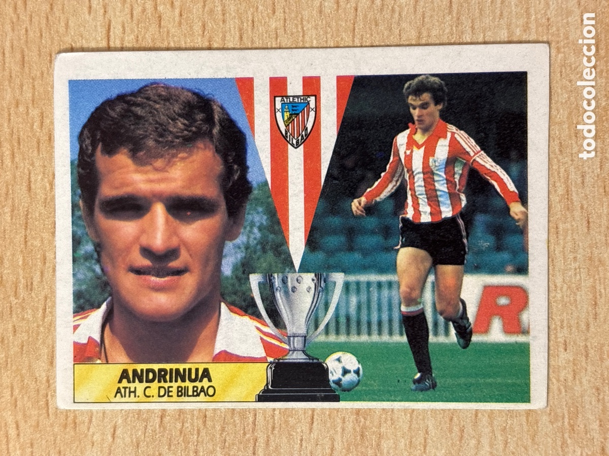 Cromos de Futebol: Andrinua Athletic Club de Bilbao Ed. Este 87 88 sin pegar