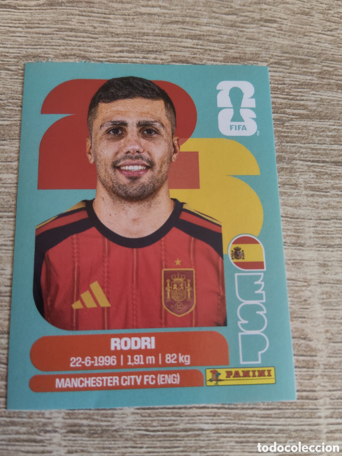 Cromos de Futebol: Panini mundial 2026 ESP 10 Rodri Espa&ntilde;a