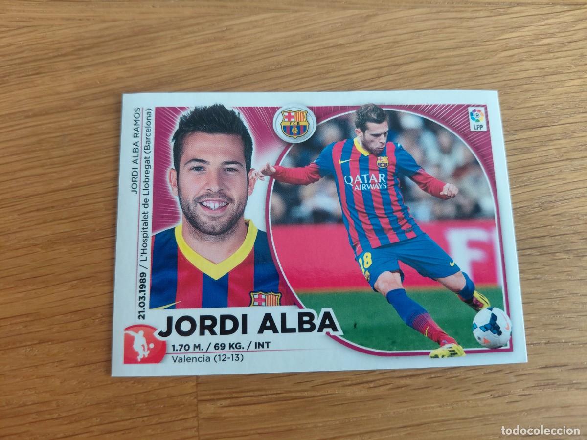 Cromos de Futebol: Jordi Alba -- n&ordm; 8 -- Barcelona -- 14/15 -- Este -- Nunca pegado