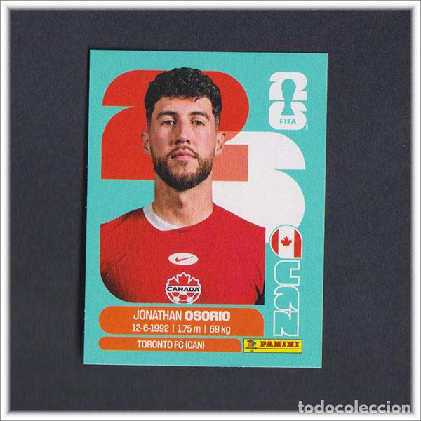 Cromos de Futebol: FIFA WORLD CUP 2026 26 MUNDIAL PANINI OSORIO CAN 12 CANADA COLECCI&Oacute;N LIGA ALBUM STICKER
