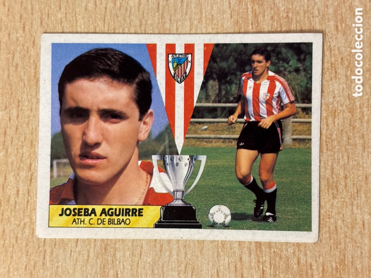 Cromos de F&uacute;tbol: Joseba Aguirre Athletic Club de Bilbao Ed. Este 87 88 sin pegar