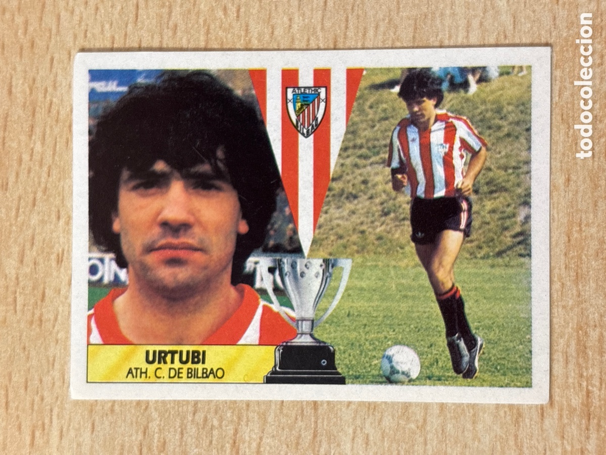 Cromos de F&uacute;tbol: Urtubi Athletic Club de Bilbao Ed. Este 87 88 sin pegar