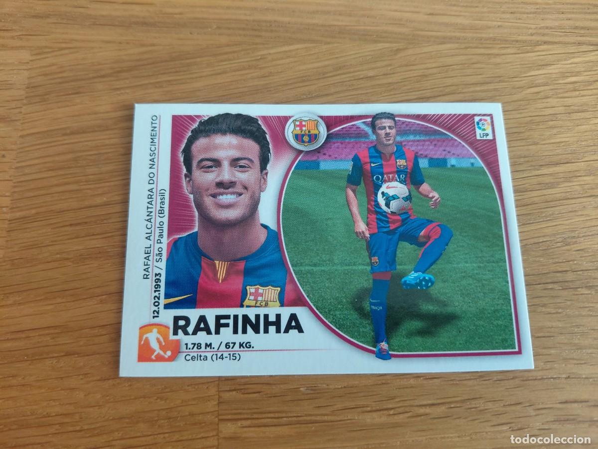 Cromos de F&uacute;tbol: Rafinha -- n&ordm; 13 -- Barcelona -- 14/15 -- Este -- Nunca pegado
