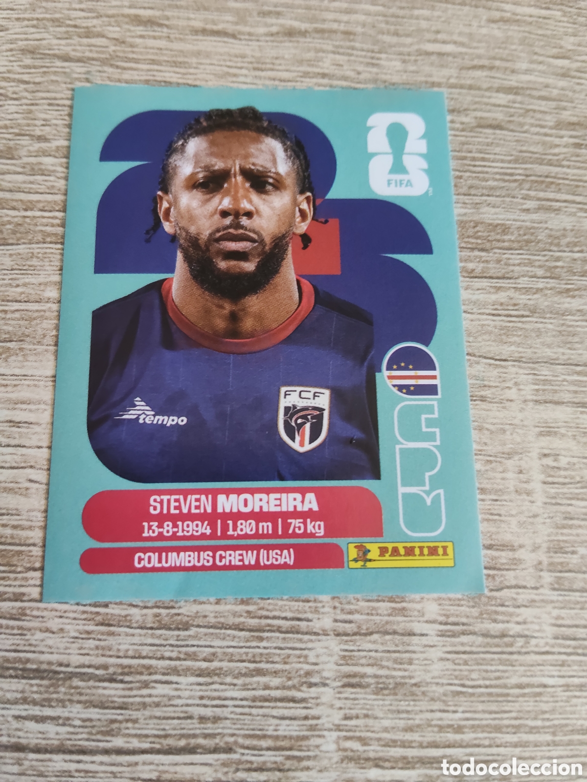 Cromos de F&uacute;tbol: Panini mundial 2026 CPV 6 Steven Cabral Cabo Verde