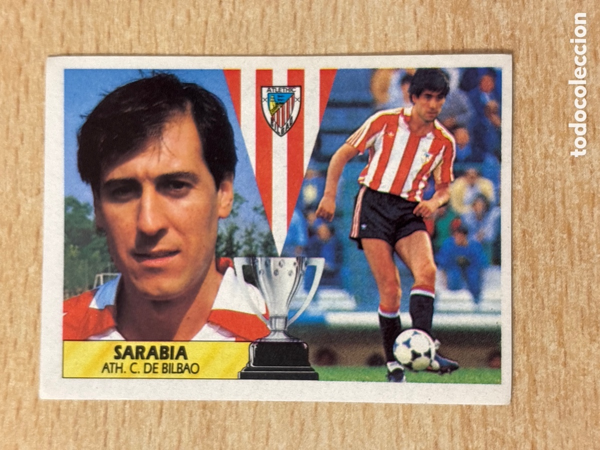 Cromos de F&uacute;tbol: Sarabia Athletic Club de Bilbao Ed. Este 87 88 sin pegar