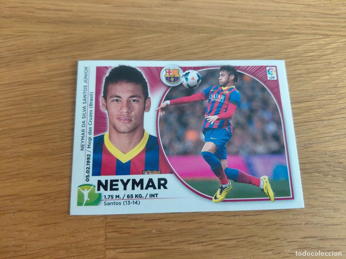 Cromos de F&uacute;tbol: Neymar -- n&ordm; 15 -- Barcelona -- 14/15 -- Este -- Nunca pegado