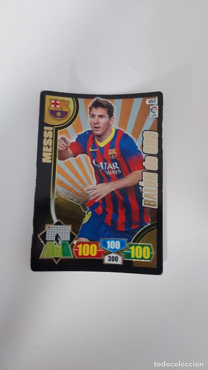 Cromos de F&uacute;tbol: Lote Bal&oacute;n de Oro Adrenalyn XL 2013-14 Messi Cristiano Neymar Bale
