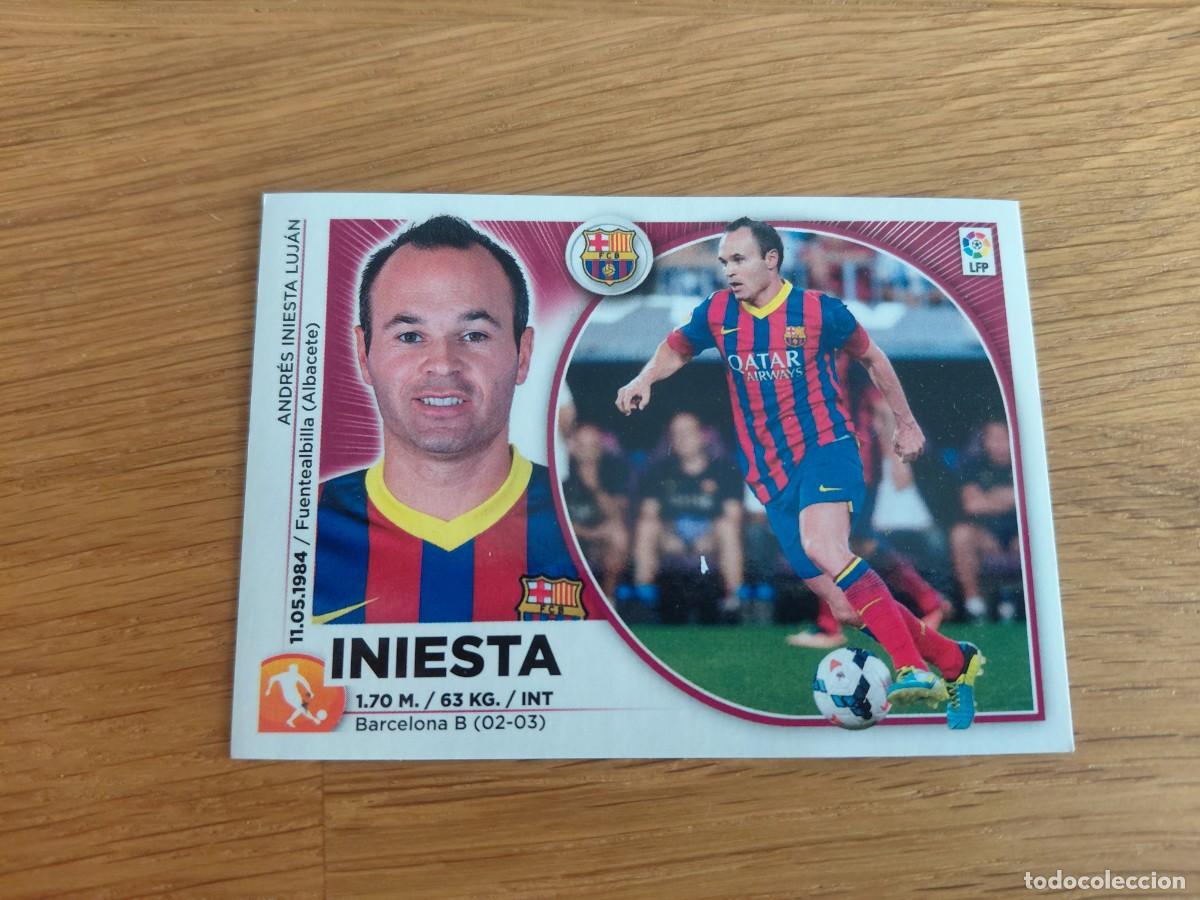 Cromos de Futebol: Iniesta -- n&ordm; 12 -- Barcelona -- 14/15 -- Este -- Nunca pegado