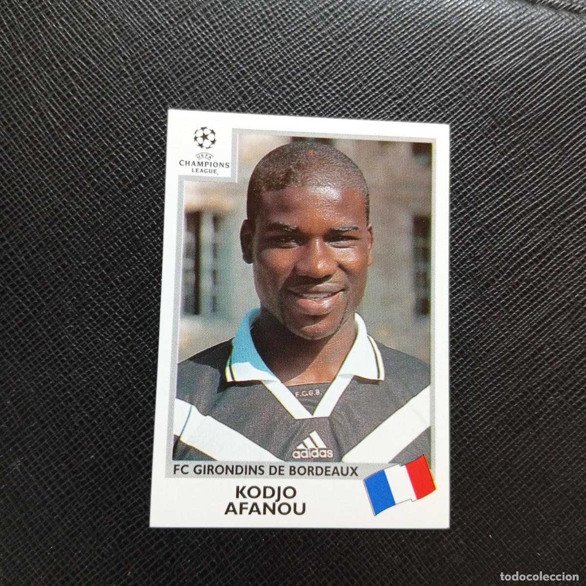 Cromos de F&uacute;tbol: 258 KODJO AFANOU BOURDEAUX PANINI CHAMPIONS LEAGUE 1999 2000 99 00 - SIN PEGAR - A94 PG109