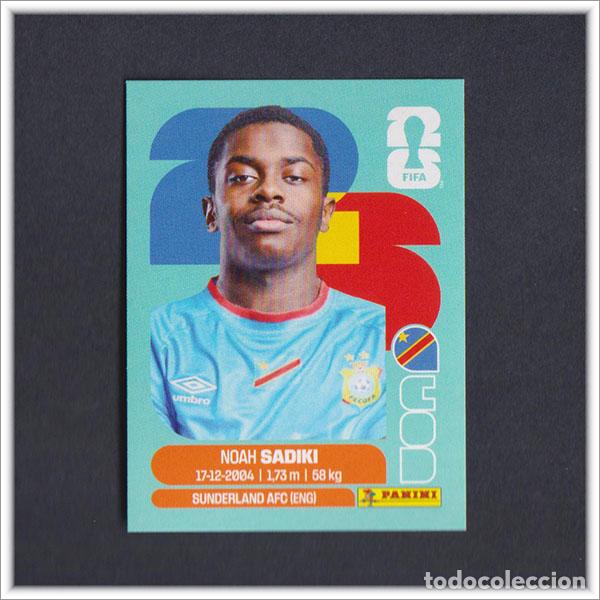 Cromos de F&uacute;tbol: FIFA WORLD CUP 2026 26 MUNDIAL PANINI SADIKI COD 12 CONGO COLECCI&Oacute;N LIGA ALBUM STICKER