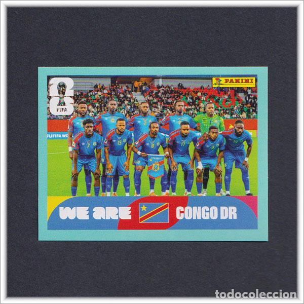Cromos de F&uacute;tbol: FIFA WORLD CUP 2026 26 MUNDIAL PANINI EQUIPO ALINEACI&Oacute;N COD 13 CONGO COLECCI&Oacute;N LIGA ALBUM STICKER