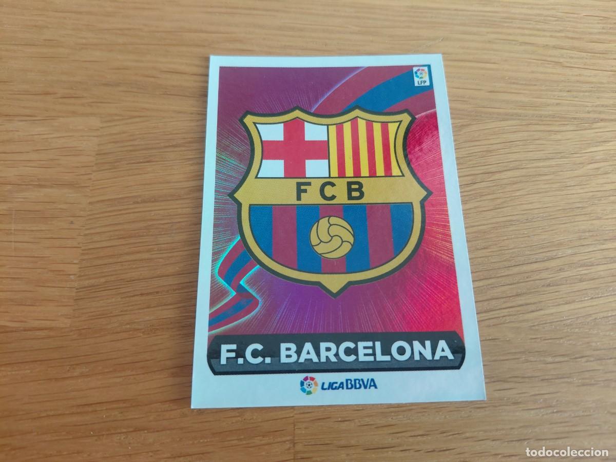 Cromos de F&uacute;tbol: Escudo -- n&ordm; 23 -- Barcelona -- 14/15 -- Este -- Nunca pegado